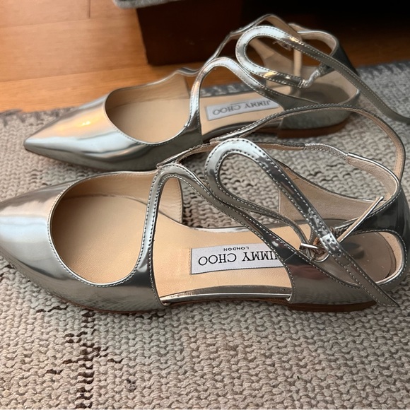 Jimmy Choo | Shoes | Jimmy Choo Silver Sandals Nwot Size 36 | Poshmark